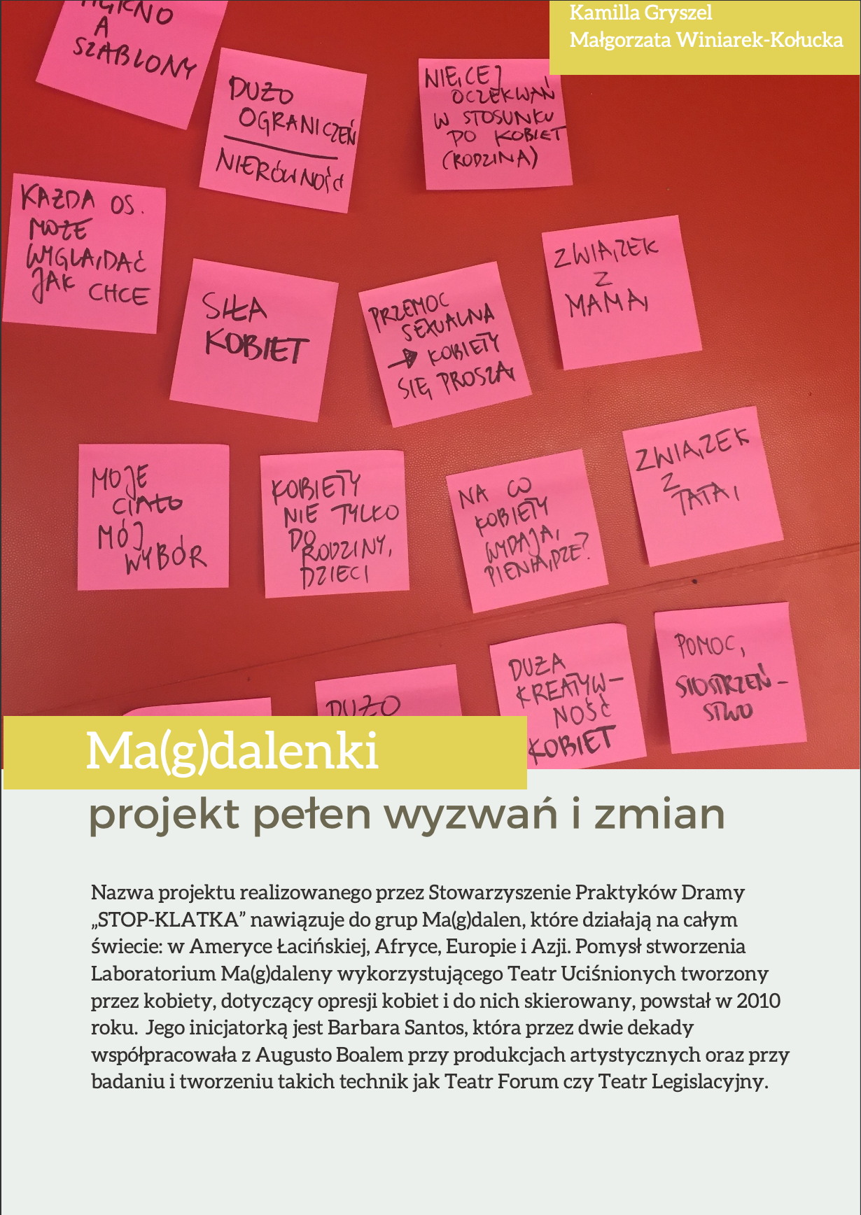 Ma(g)dalenki projekt pełen wyzwań i zmian